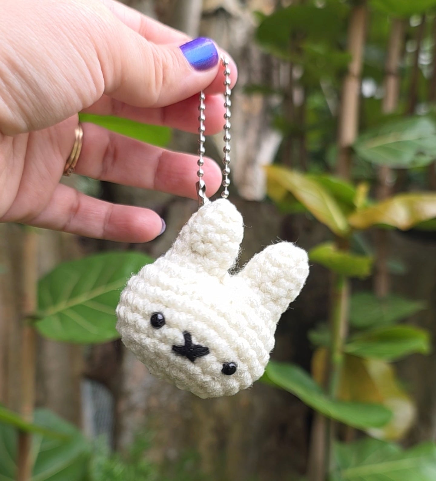 bunny keychain