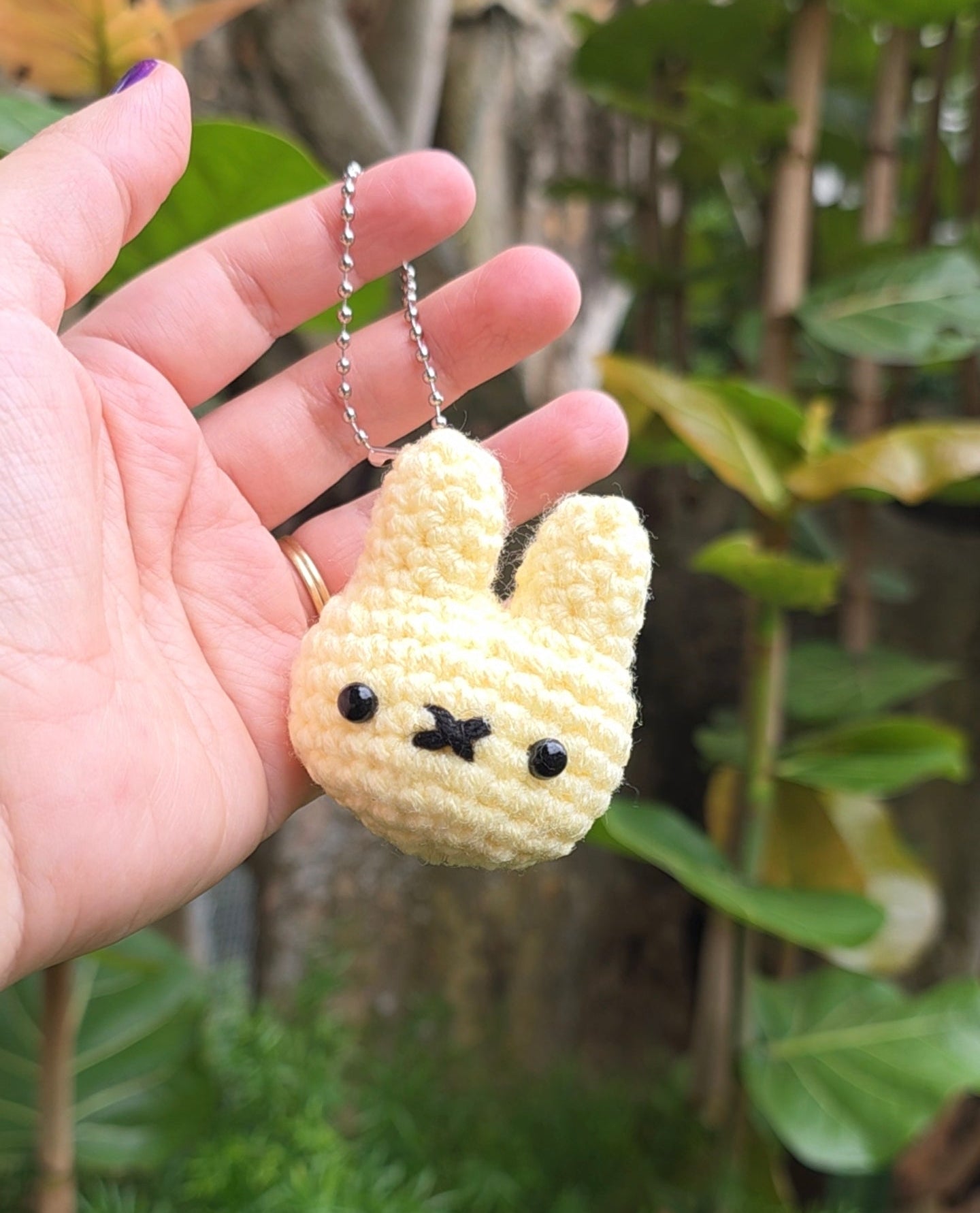 bunny keychain