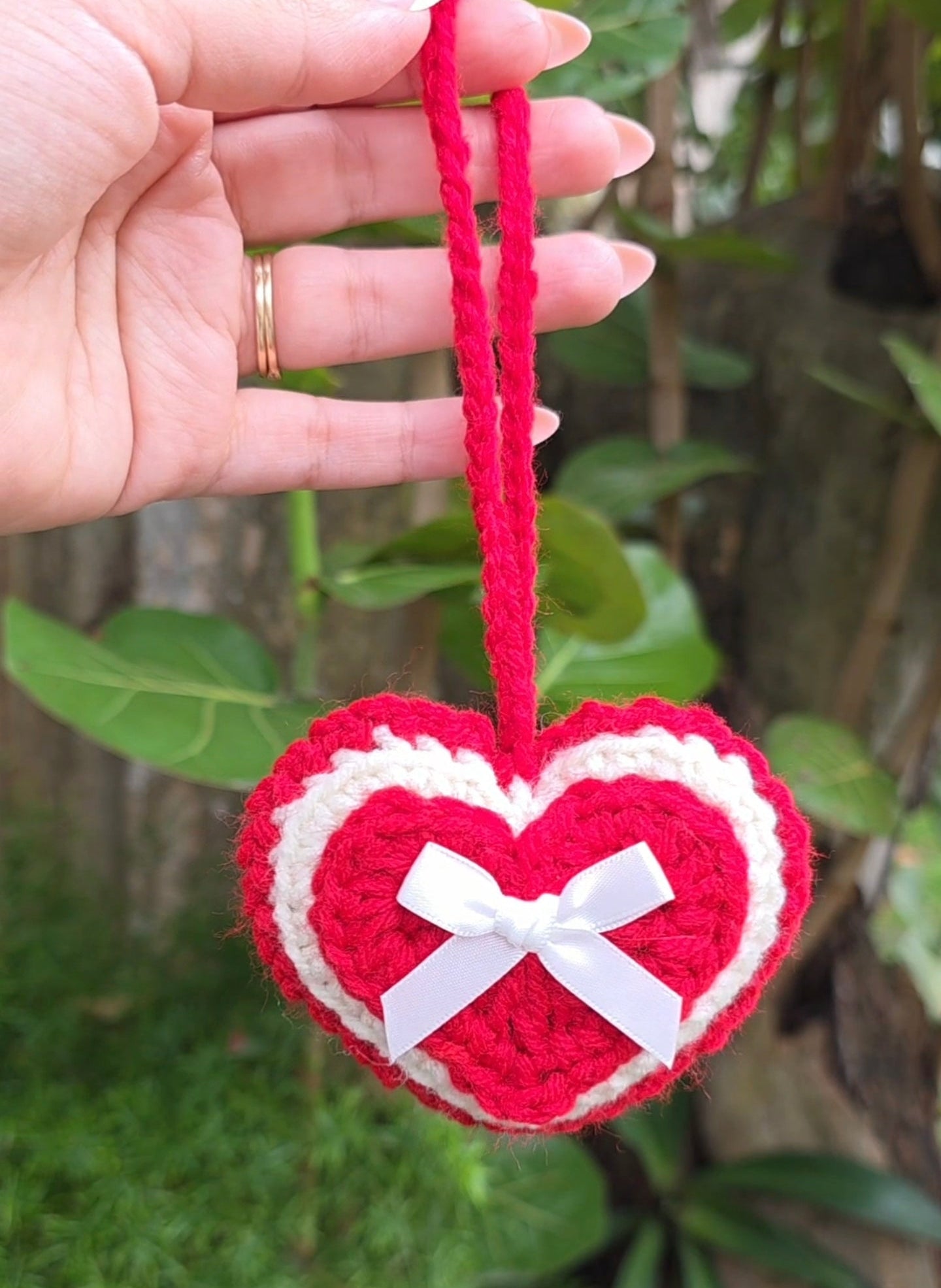 heart bag charms