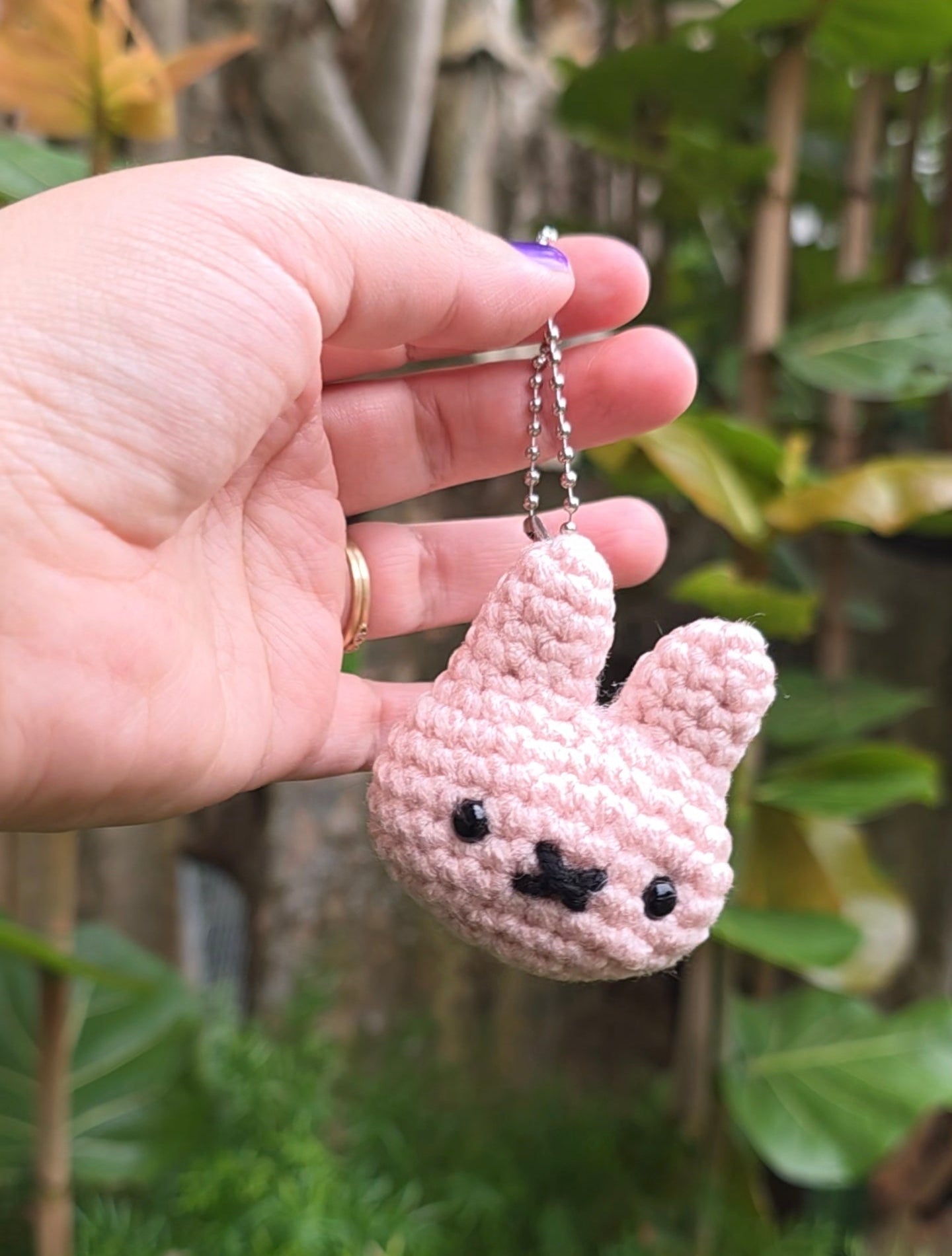bunny keychain