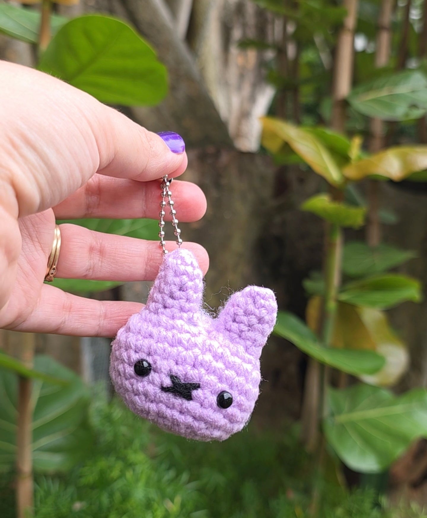 bunny keychain